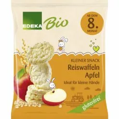 EDEKA Bio Reiswaffeln Apfel Ab 8.Monat 35G