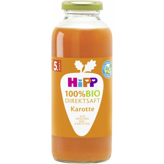 Hipp Bio Direktsaft Karotte Ab Dem 5.Monat 0,33L 1 Hipp Bio Direktsaft Karotte Ab Dem 5.Monat 0,33L
