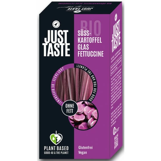 Just Taste Bio Süßkartoffel Fettuccine 250G 1 Just Taste Bio Süßkartoffel Fettuccine 250G