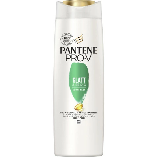 Pantene Pro-V Glatt & Seidig Shampoo 300ML 1 Pantene Pro-V Glatt & Seidig Shampoo 300ML