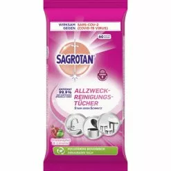 Sagrotan Allzweck-Reinigungstücher Granatapfel Und Limette 60ST