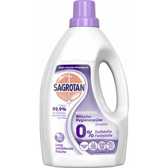 Sagrotan Desinfektion Wäsche-Hygienespüler Sensitiv 1,5L 1 Sagrotan Desinfektion Wäsche-Hygienespüler Sensitiv 1,5L