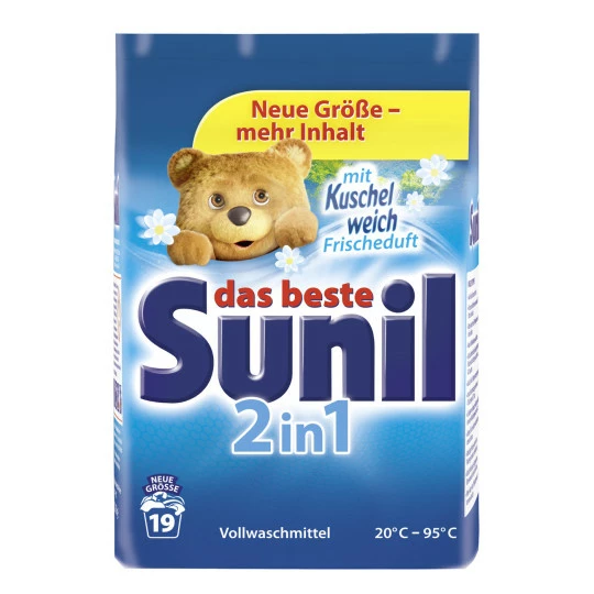 Sunil 2in1 Pulver 1,216KG 19WL 1 Sunil 2in1 Pulver 1,216KG 19WL